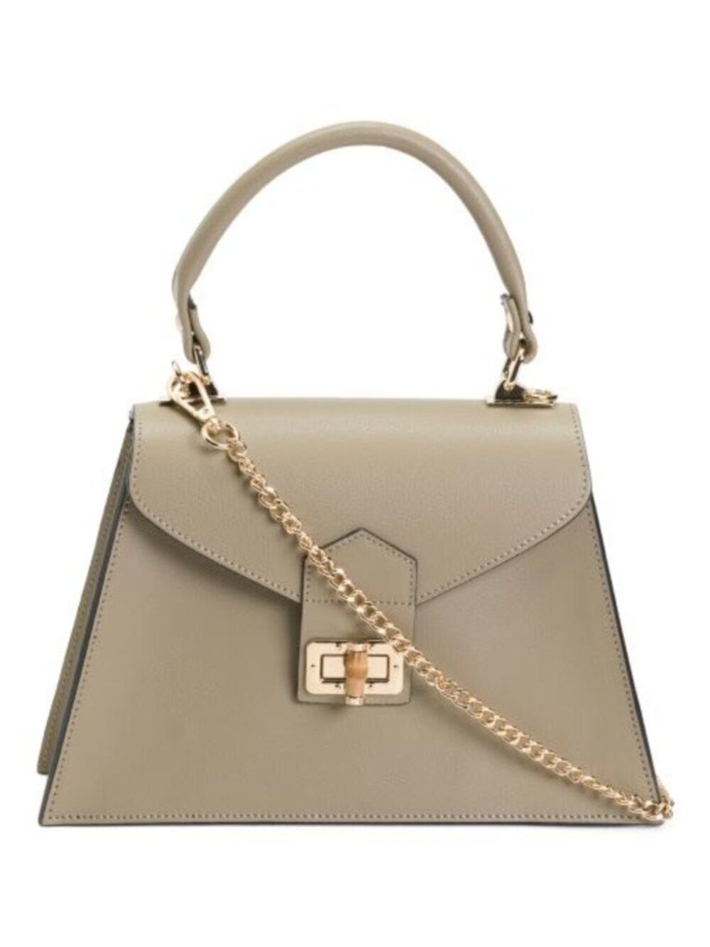 CHEVAL Made In Italy Leather Crocodile Satchel